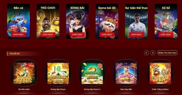 Đa dạng sảnh game cá cược hấp dẫn không thể bỏ lỡ